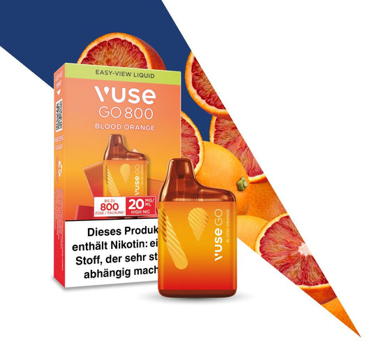 Vuse GO 800 Blood Orange Einweg E-Zigarette (800 Züge*)