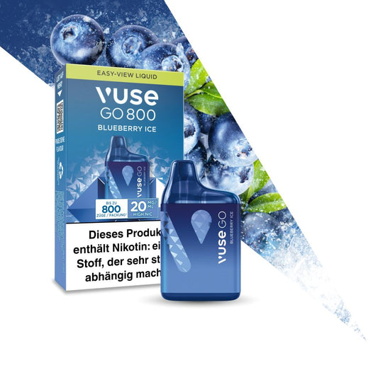Vuse GO 800 Blueberry Ice Einweg E-Zigarette (800 Züge*)