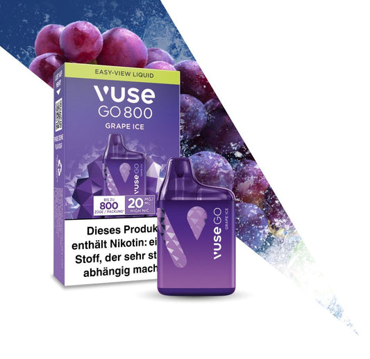 Vuse GO 800 Grape Ice Einweg E-Zigarette (800 Züge*)