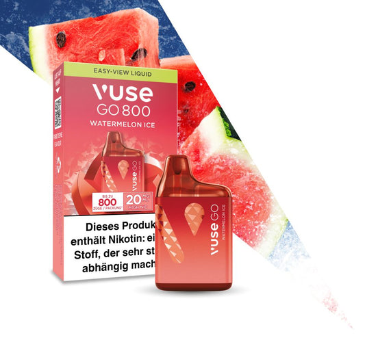 Vuse GO 800 Watermelon Ice Einweg E-Zigarette (800 Züge*)